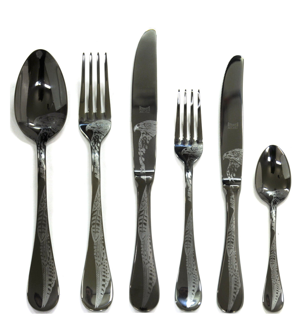 Mepra 1096CA22036 - Cubertería Especial unificada, Color Negro