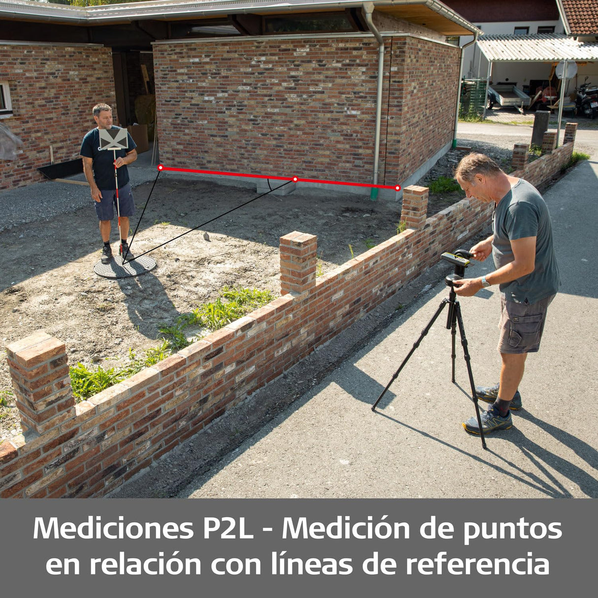 Leica DISTO X6-P2P Paquete: Set de medidor láser de Distancia de última generación con Adaptador Leica DST 360-X, trípode Tri 120 y tablilla de puntería GZM 3 en Estuche (Uso en Interior y Exterior)