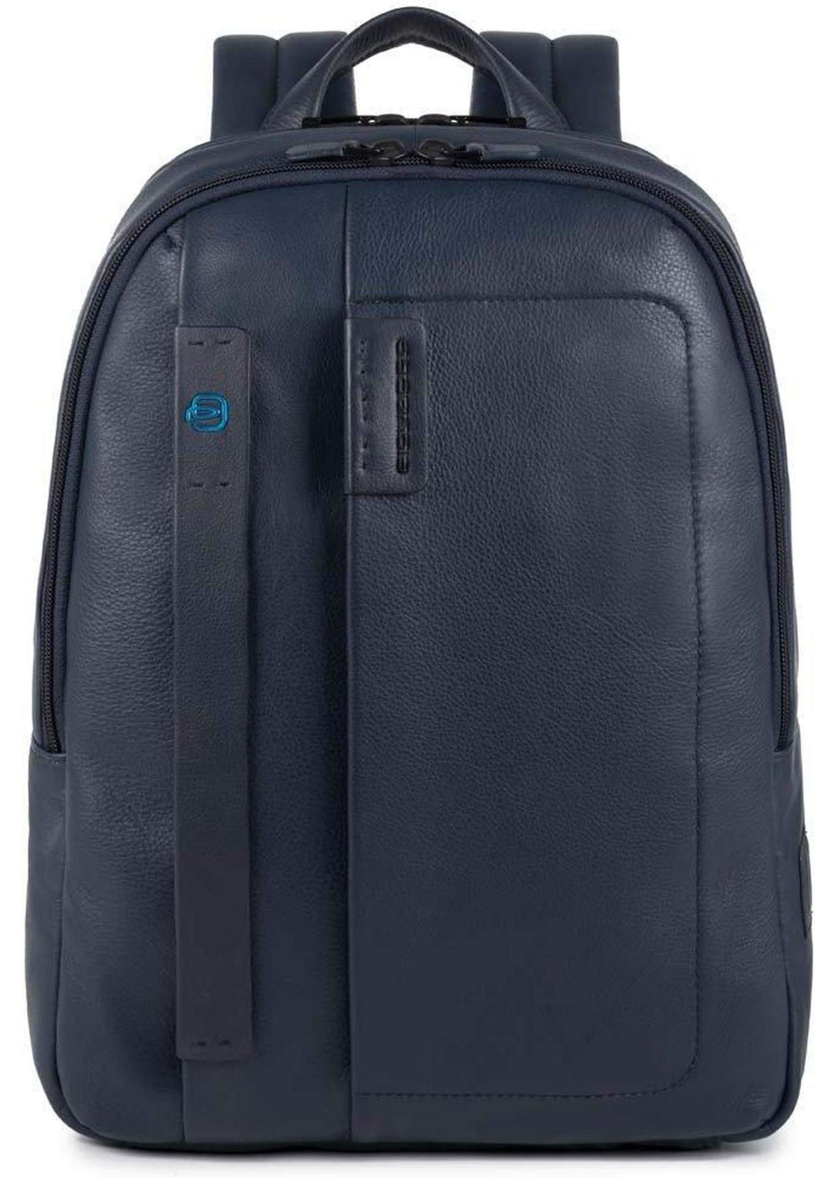 PIQUADRO Pulse - Mochila para PC de 14" o 15,6", turquesa, 14, Cuero