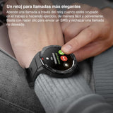 Mibro Reloj inteligente GS Pro (negro) - Pantalla Amoled de 1.4 pulgadas, llamadas Bluetooth, duración de la batería de 20 días, impermeable 5 ATM, posicionamiento GPS, 105 modos deportivos, monitoreo