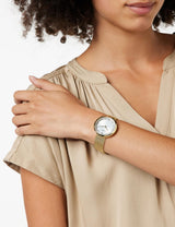 Lorus Reloj Analógico para Mujer de Cuarzo con Correa en Metal RG240WX9