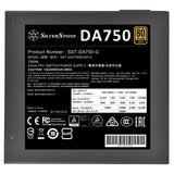 Silverstone DA750 Gold, Fuente de alimentación ATX Totalmente Modular 80 Plus Gold 750W, SST-DA750-G