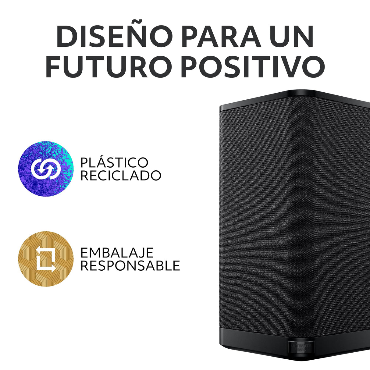 ULTIMATE EARS HYPERBOOM, Altavoz Bluetooth inalámbrico portátil, Altavoz potente, Graves magníficos, Resistente al agua IPX4, Radio de acción de 45 m - Negro