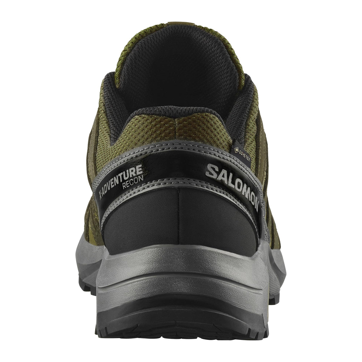 Salomon X-ADVENTURE RECON GORE TEX, Zapatos de senderismo para Hombre, Olive Night Martini Olive Pewter, 44 EU