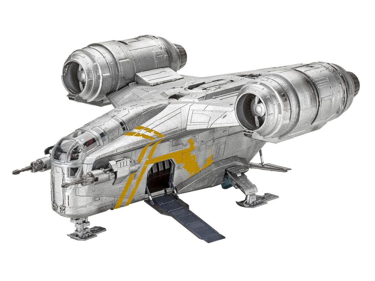 Revell Platinum Edition 06788 Star Wars: The Mandalorian Razor Crest (Din Djarin) - Kit de modelo de plástico de edición limitada sin construir/sin pintar a escala 1:72 con piezas fotograbadas y de