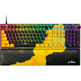 Razer Huntsman V2 (Red Switch) - Teclado óptico para Juegos prácticamente sin latencia (reposa-Palmas, mandos, 4 Teclas Multimedia, Tapas de Teclas Doubleshot PBT) US-Layout, PUBG Edición