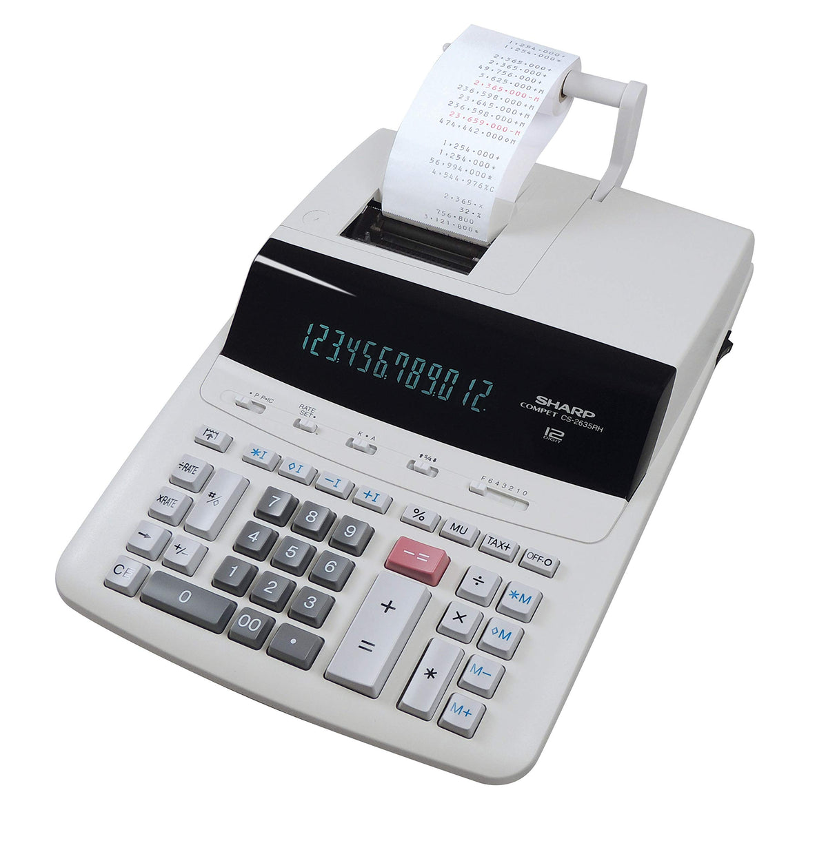 Sharp CS2635RHGYSE - Calculadora con impresora