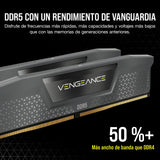 CORSAIR Vengeance DDR5 RAM 64GB (2x32GB) 6000MHz CL30-36-36-76 1.40V AMD Expo Intel XMP 3.0 Memoria de Ordenador de Sobremesa – Gris (CMK64GX5M2Z6000Z30)