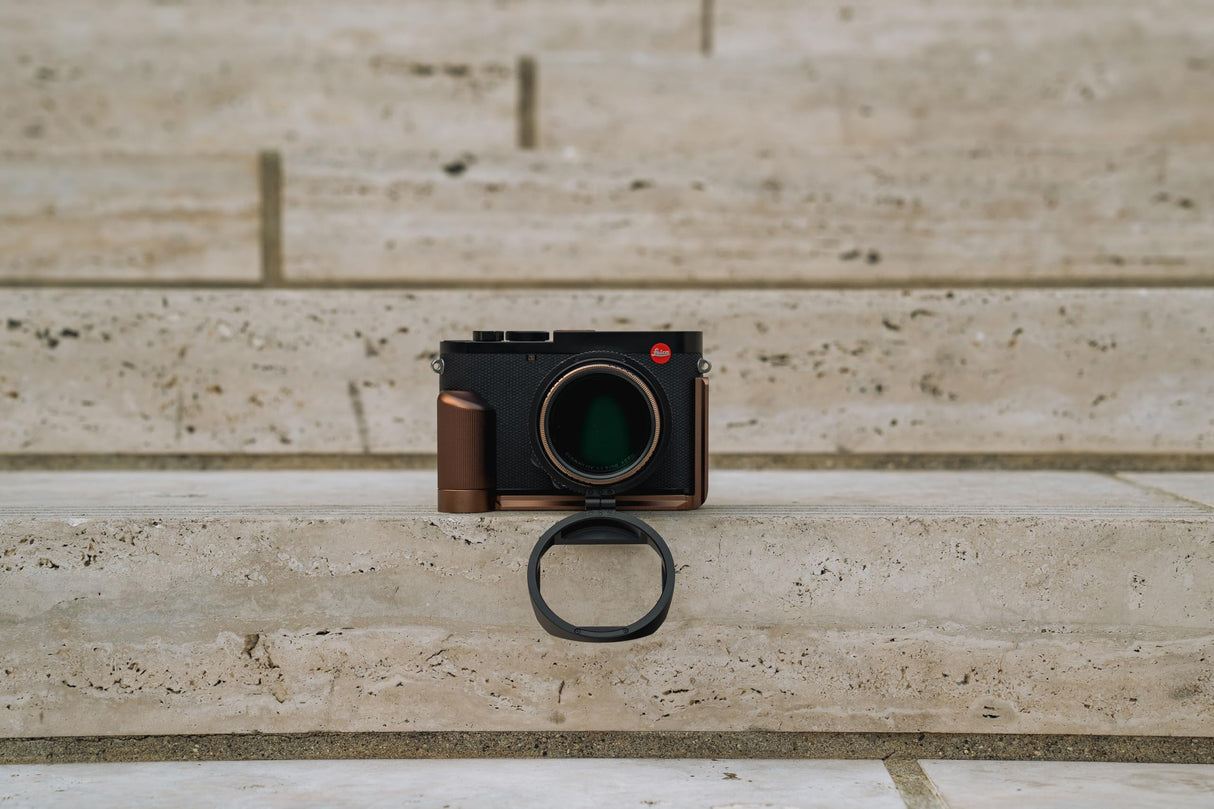 PolarPro - MagFlip Hood - Capucha magnética abatible para Acceso a filtros - 28mm + 43mm - Leica Q3 - Negro