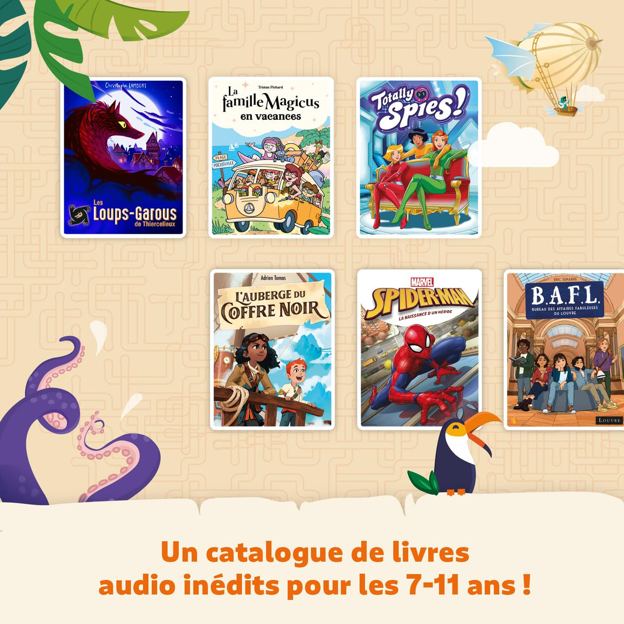 Lunii - Juego de Reproductor FLAM para niños de 7 a 11 años-2 Libros interactivos incluidos- Caja de Historias Fabricada en Francia, 3760361141886
