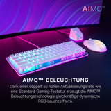 Turtle Beach Vulcan II Mini - 65% Teclado óptico mecánico para Juegos con iluminación RGB Personalizable, tecnología duplicadora de Teclas, Placa de Aluminio, Color Blanco