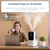 LEVOIT OasisMist 4.5L Humidificador Inteligente, Niebla Caliente & Fría a 45h y 40m² , Modo Auto, Luz Personalizada, Aromaterapia y Silencioso 26dB para Bebés y plantas,Temporizador, Amazon Exclusive