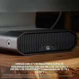G-Drive 26TB, Disco Duro de Escritorio de Clase empresarial, hasta 260 MB/s, USB-C, USB 3.2 Gen 2 (10Gbps), Disco Duro de Clase empresarial a 7200 r. p. m.