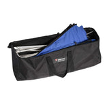 Manfrotto Chroma Key FX MLBG4301KB - Kit de fondo de 4 x 2,9 m, color azul, gran área de trabajo, configuración ultrarrápida, kit reutilizable, ideal para sesiones de localización, bolsa de transporte