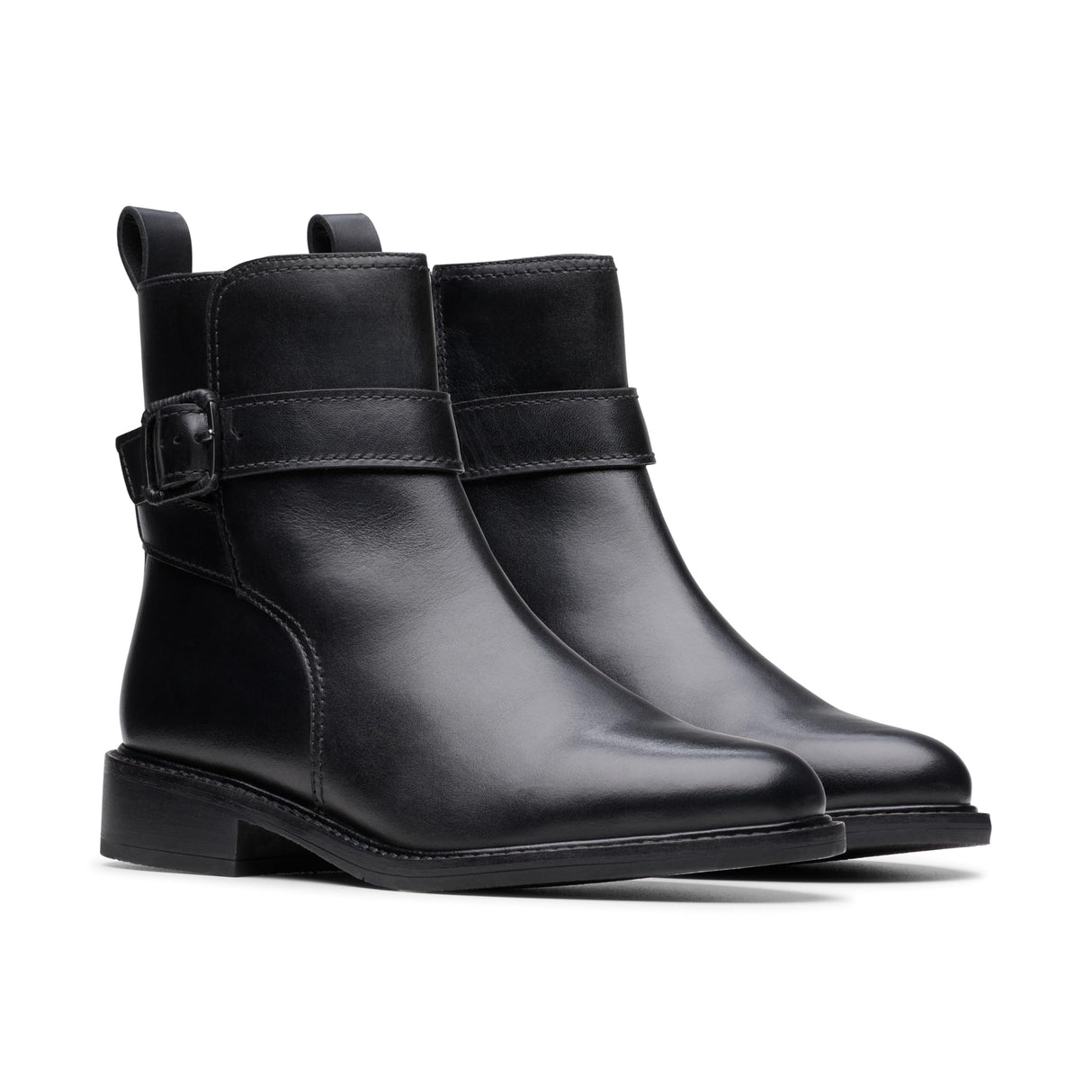 Clarks Renewal Style, Botas de Moda Mujer, Black Leather, 41 EU