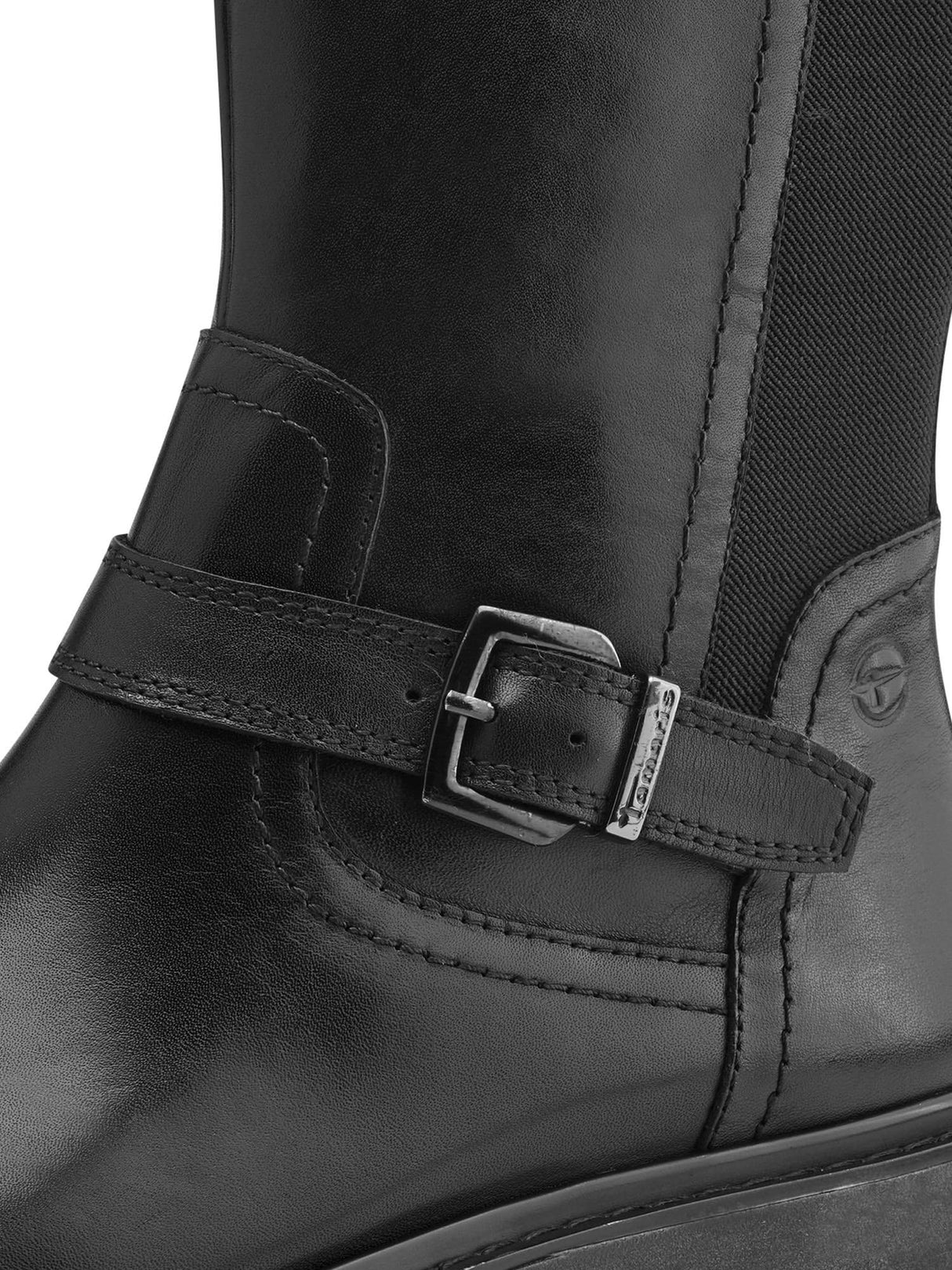 Tamaris Comfort 8-85600-43-Botas largas, Botas de Moda Mujer, Negro, 37 EU Ancho