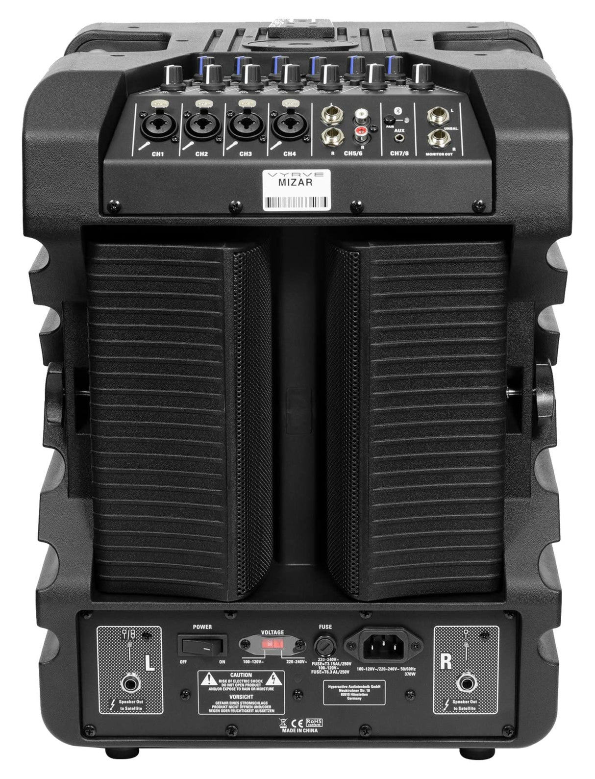 Vyrve Audio MIZAR Altavoces PA Activos Bluetooth