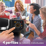 Bosch Hogar Máquina multibebida, Cafetera de cápsulas, Hasta 70 bebidas, OneTouch, Servicio individual, Personalización de bebidas, Filtración de agua, Color Negro