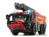 Dickie Toys Coche de bomberos teledirigido con control remoto de 4 canales, Panther 6 x 6, diseño de rosas, camión de bomberos teledirigido, brazo extensible, luz y sonido