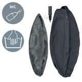 Leitz Balón de Asiento Ergo Active Antideslizante, Diseñado Ergonómicamente como Alternativa a la Silla de Escritorio, 75 cm de Diámetro, Incluye Funda de Tela, Bomba Aire Manual, 2 Tapones, 65430089