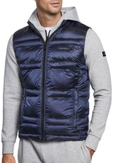 Hackett London Chaleco de Plumas HS, Azul (Marino), XXL para Hombre