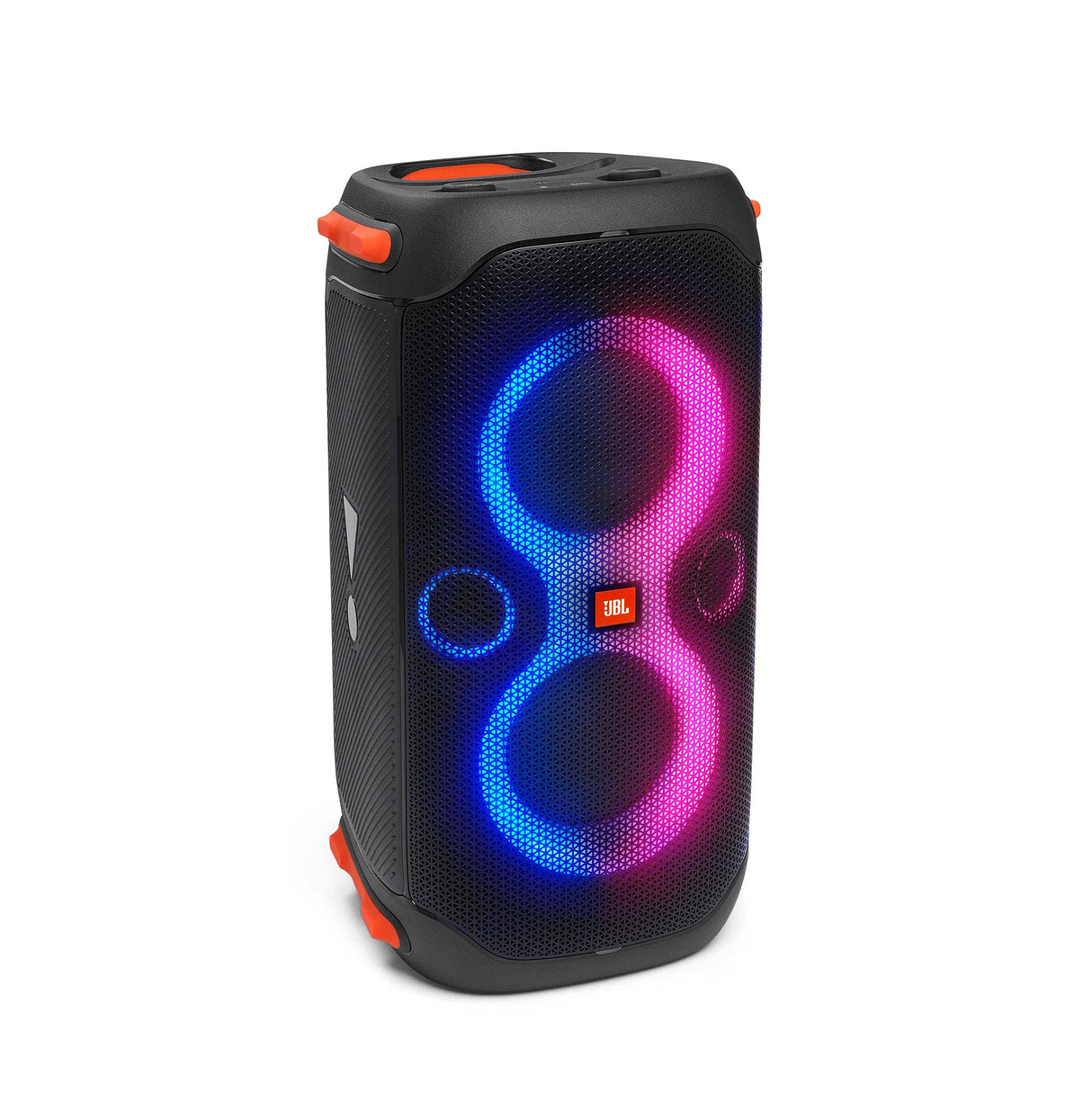 JBL PartyBox 110 Altavoz con Bluetooth portátil con efectos de luces para fiestas, IPX4 a prueba de salpicaduras, 12 horas de reproducción, TWS, altavoz para interiores y exteriores, negro