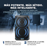 ALTO TS410 Altavoz Autoamplificado 2000W 10 Pulgadas con Mesa de Mezclas de 3 Canales, Streaming Bluetooth, Emparejamiento Inalámbrico de Altavoces, DSP y App