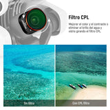 NEEWER Juego de filtros compatibles con dji Mini 4 Pro, 14 Unidades, Filtro ND polarizado, ND8 ND16 ND32 ND64 ND128 ND256 ND1000 ND8/PL ND16/PL ND32/PL ND64/PL Black Diffusion 1/4 Inch quinamento