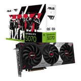 ASUS The T1 GeForce RTX™ 5070 12GB GDDR7 Graphics Card (PCIe® 5.0, 12GB GDDR7, HDMI®/DP 2.1, 2.5-Slot, Axial-Tech Fans, Dual BIOS)