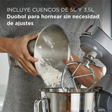 Kenwood Food Processor KVC85 004SI Kenwood004SI Kenwood 004SI Titanium Chef Baker silver (KVC85.004SI)