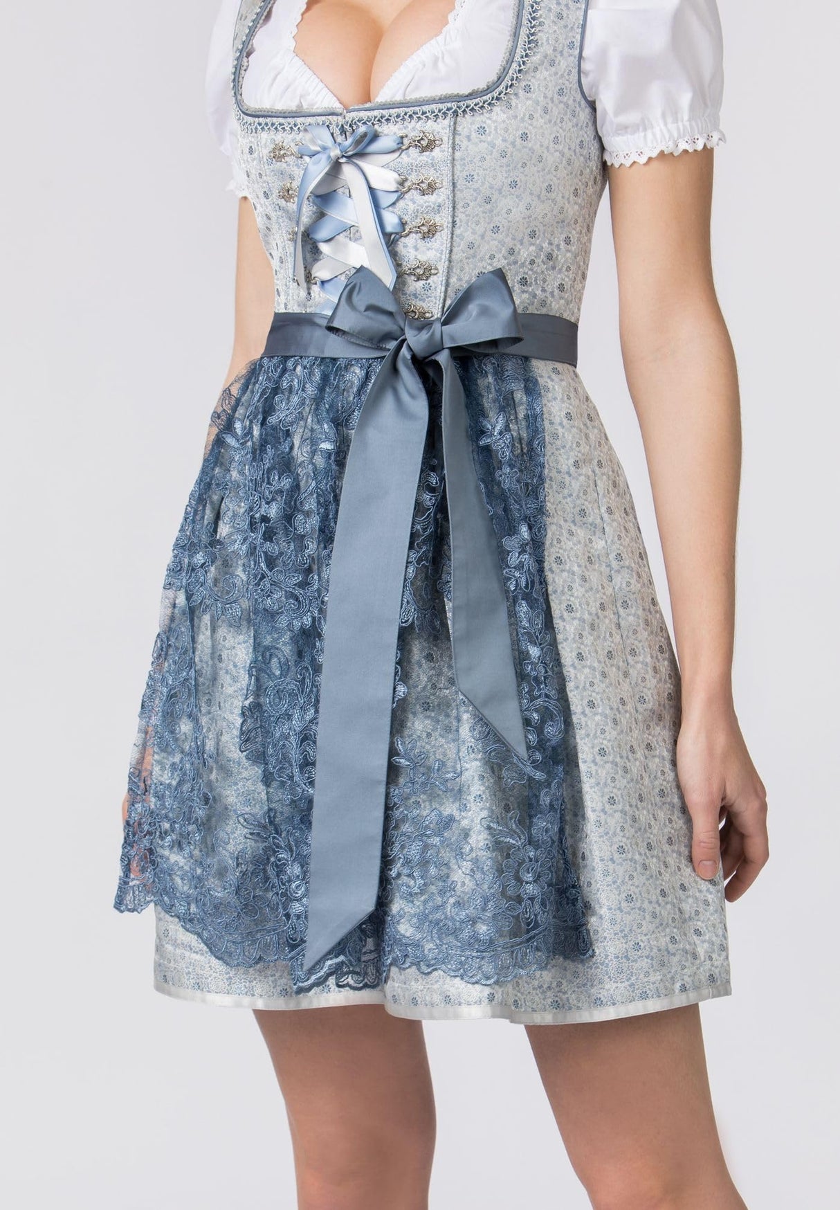 Stockerpoint Nanita Vestido, Azul Ahumado, 44 para Mujer