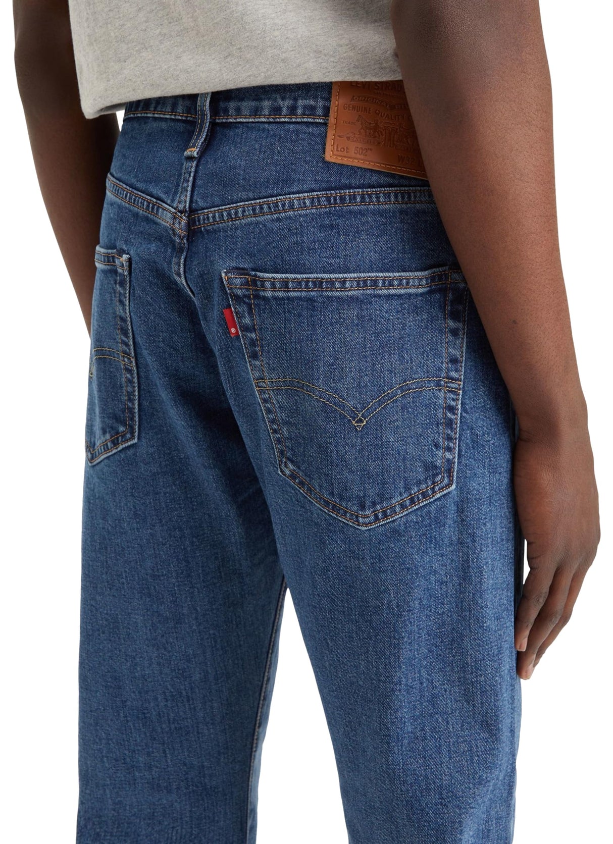 Levi's 502 Taper, Vaqueros Hombre, Stonewash Stretch, 34W / 32L