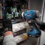 Bosch Professional 18V System Taladro Percutor a Batería GSB 18V-25 (Ø máx. del tornillo 10 mm, incl. 2 GBA 2.0Ah, GAL 18V-20, set de accesorios de 63 piezas, L-Case Pick & Click)