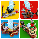 LEGO Super Mario El Tren expreso Bowser - Juguete Interactivo xon 2 Estaciones y 6 Figuras Inc. Hermano Martillo y 2 Goombas - Regalo Gamer para Niños y Niñas de 9+ Años 71437
