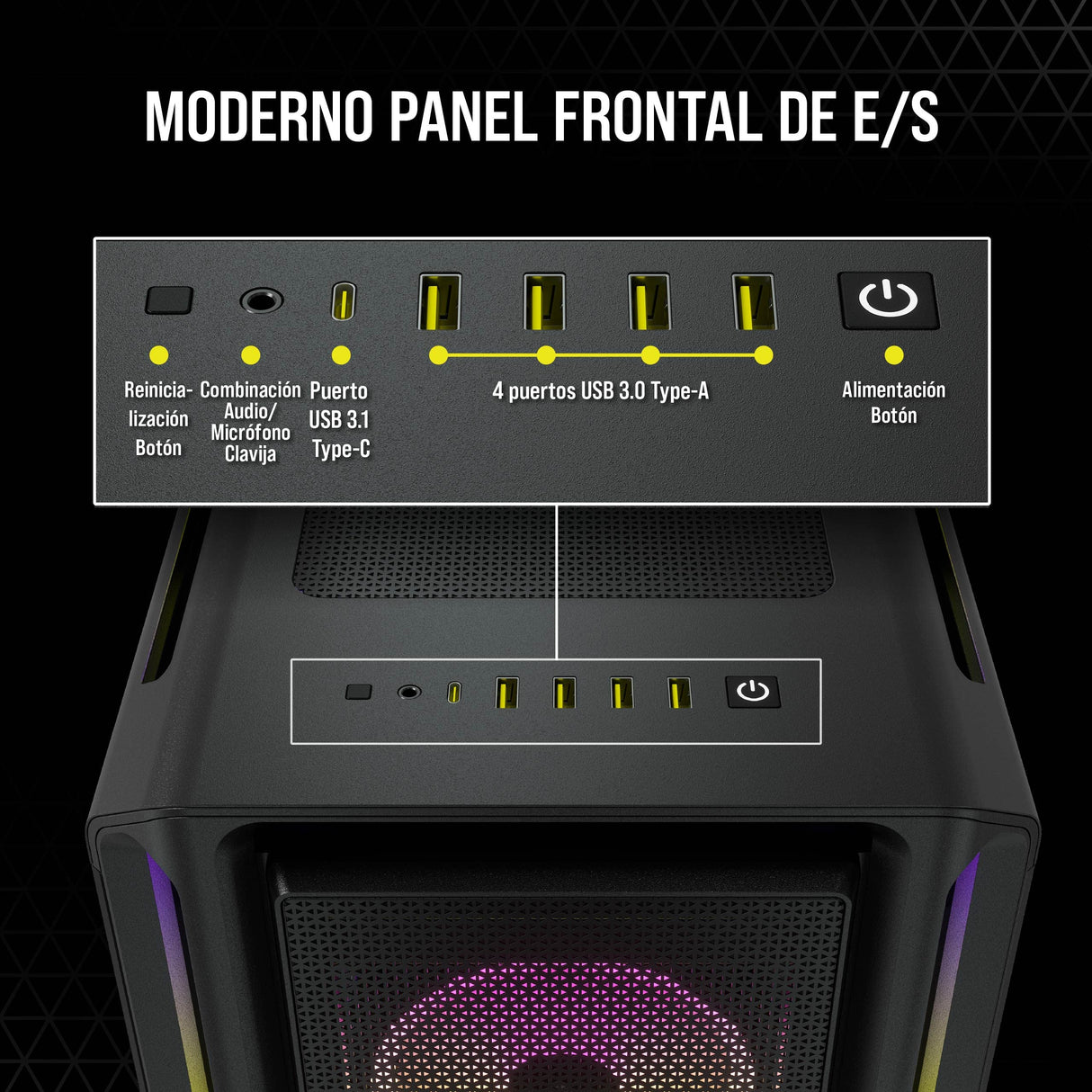 Caja Semitorre ATX Corsair CC-9011230-WW