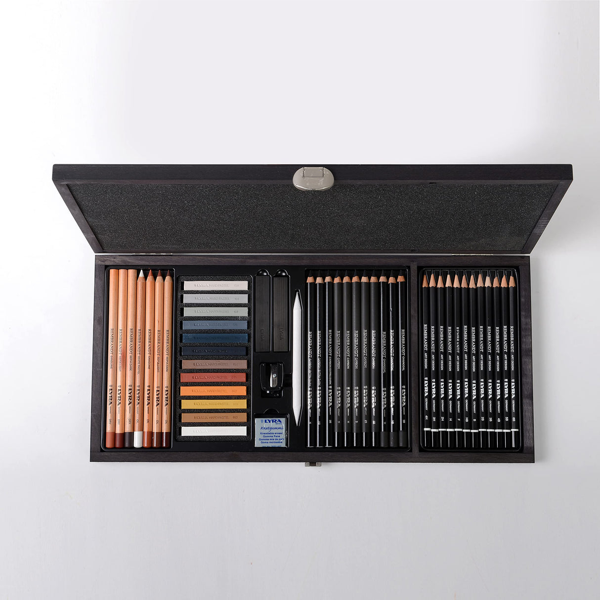 LYRA Rembrandt, Set de Esbozo para Bellas Artes, Caja de Madera, colores surtidos, 47 unidades