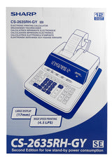 Sharp CS2635RHGYSE - Calculadora con impresora
