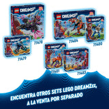 LEGO DREAMZzz 3 en 1 Mateo y Z-Blob Caballero Meca de Combate Robot y Lanzadera Espacial de Juguete de Construcción, Regalo para Niños y Niñas de 10 Años o Más, Juego Creativo con 4 Minifiguras 71485