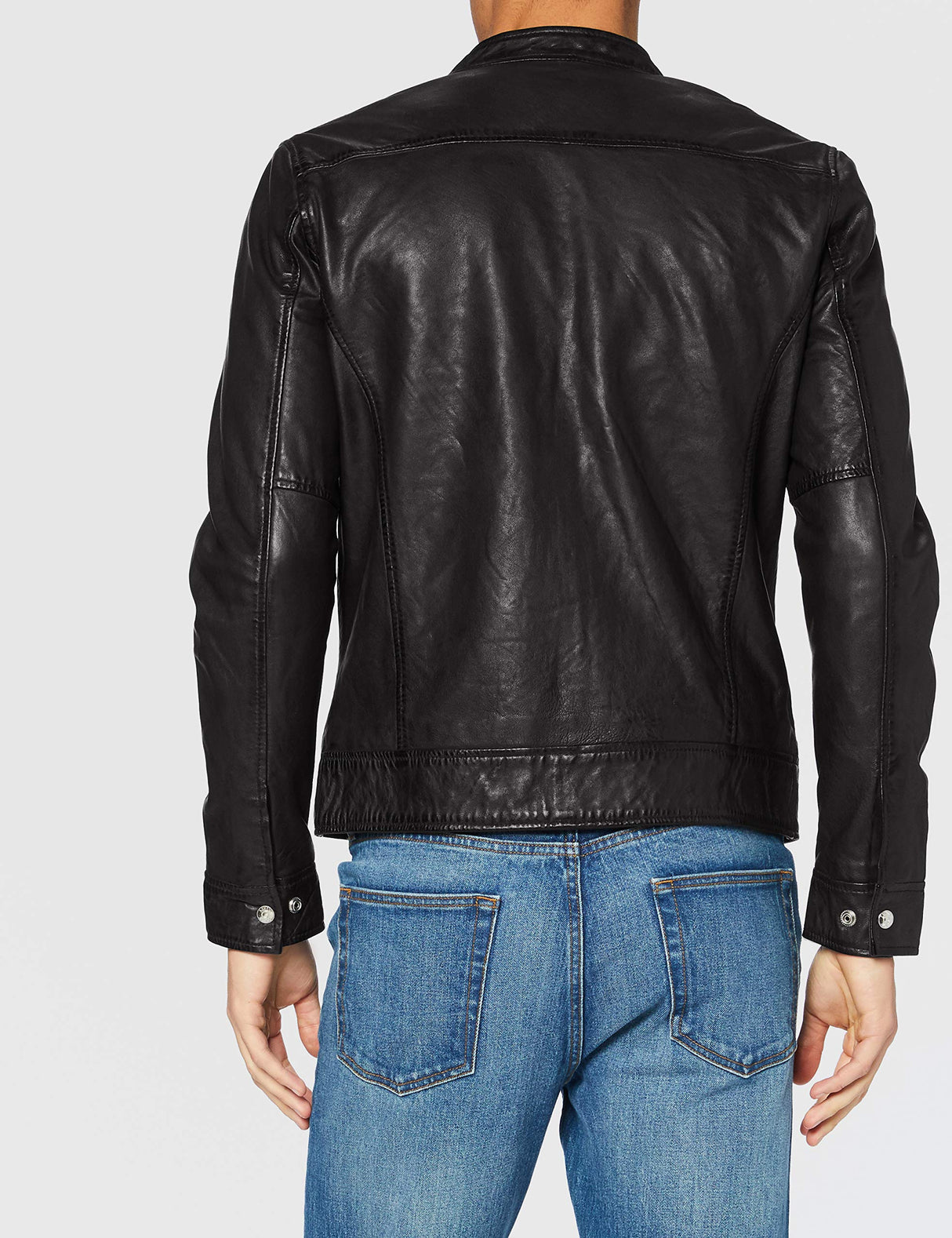 Schott NYC LCNEWPORT Chaqueta, Negro, M para Hombre