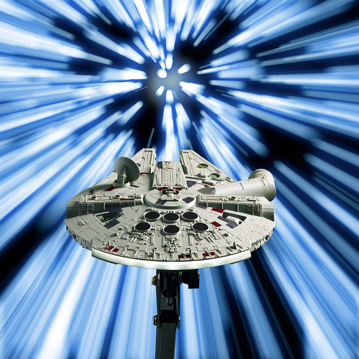 Lámpara de escritorio posable Millennium Falcon - Producto oficial Disney Star Wars, decoración de luz Star Wars, regalo para hombres