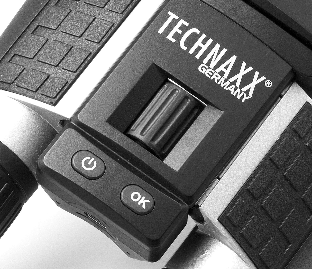 Binoculares Technaxx con Pantalla para Adultos, utilizados para observar Aves, Animales, Viajar, Cazar, Eventos Deportivos - Grabación de Video y Fotos FullHD, Zoom 4X, MicroSD - Binoculares TX-142