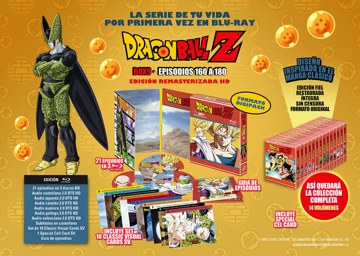 Dragon Ball Z Box 9 (Episodios 160 a 180) [Bluray] [Blu-ray]
