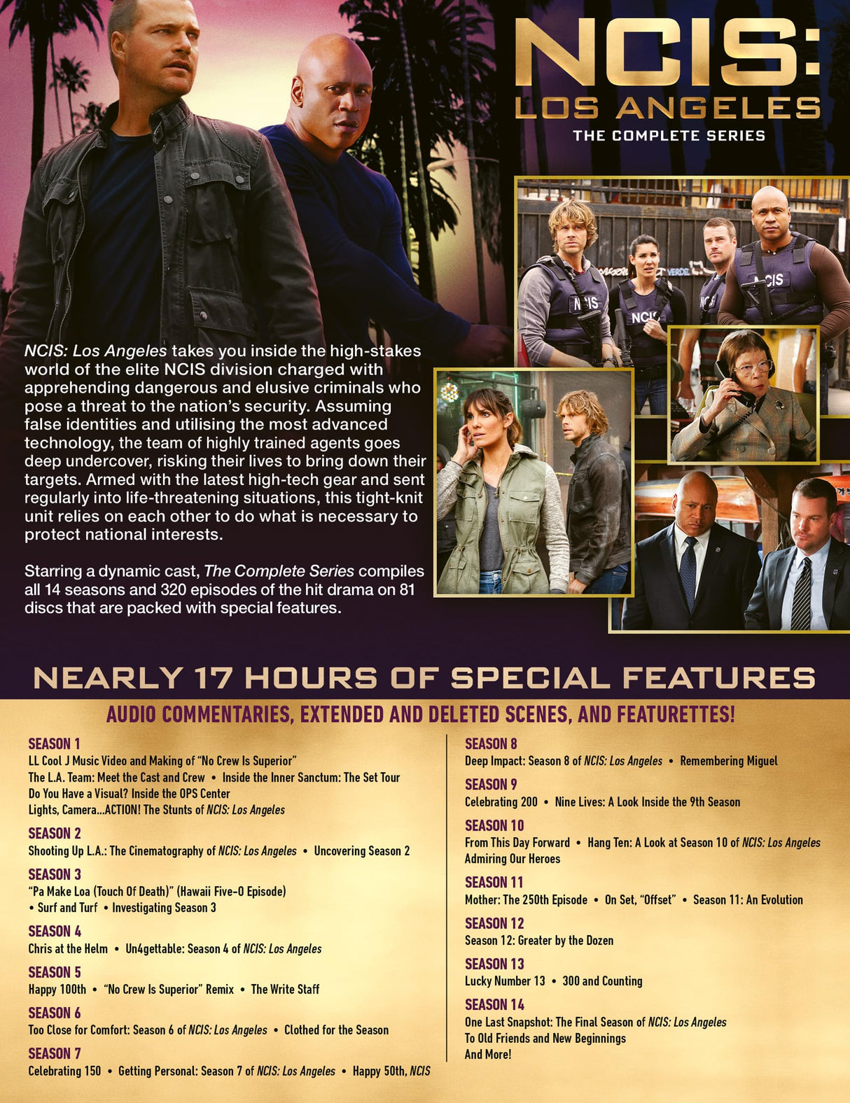 NCIS: Los Angeles: The Complete Series (Seasons 1-14) [DVD]