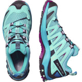 SALOMON Xa Pro 3d, Zapatos de trail running Mujer, Blue Curacao Bluebird Dark Purple, 37 1/3 EU
