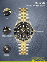 Invicta Pro Diver Reloj Automático para Hombre de acero inoxidable - 42mm
