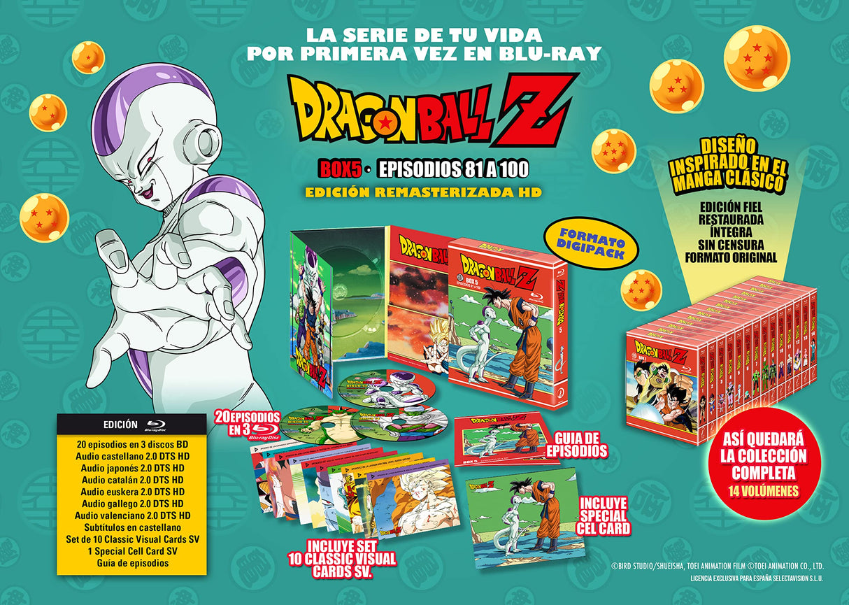 Dragon Ball Z Box 5 (Episodios 81 a 99) [Bluray] [Blu-ray]