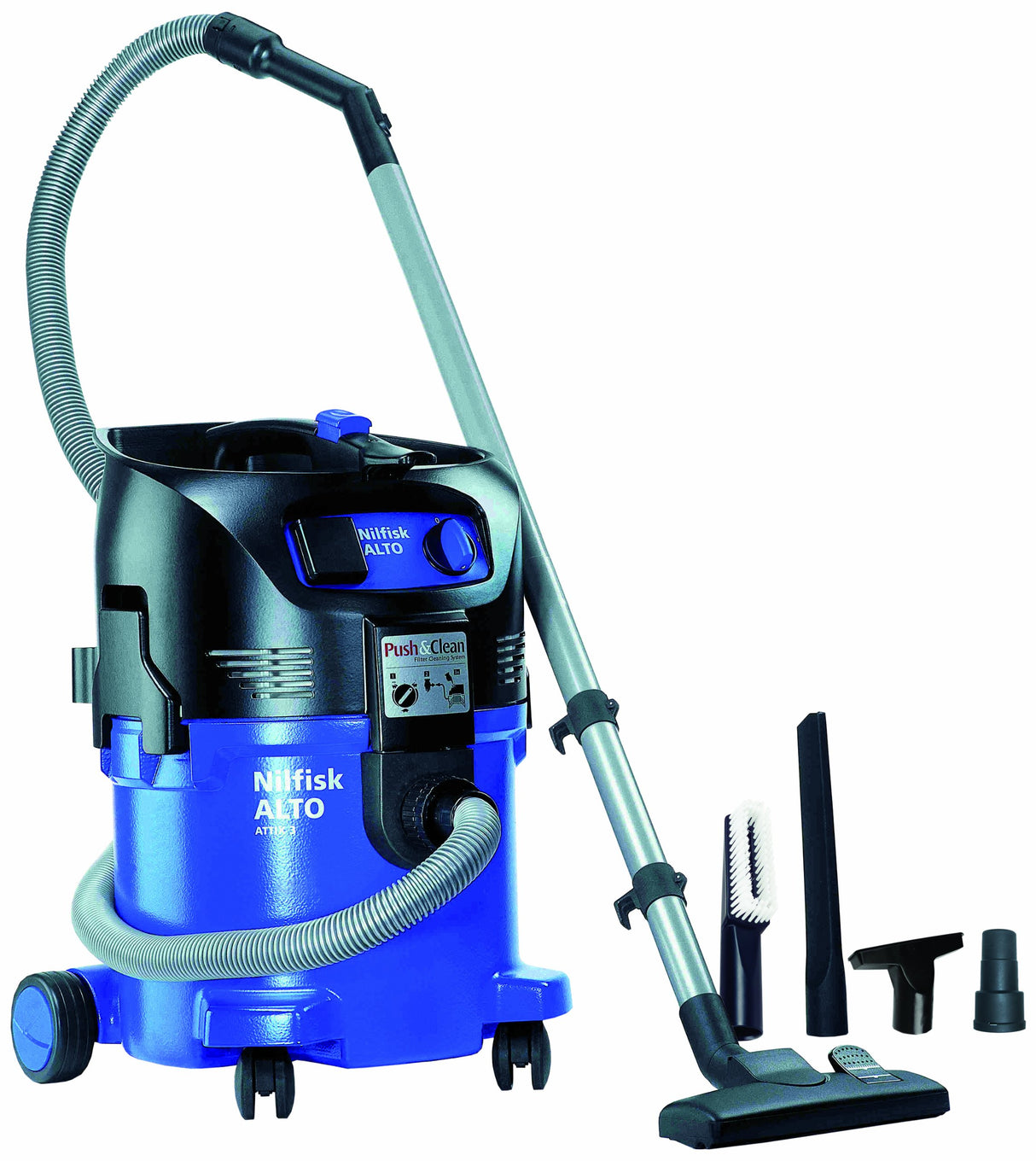 Nilfisk 302003407 - Aspiradora en seco y húmedo (1500W, 230V), color: azul