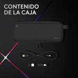 Logitech G PRO X 60% LIGHTSPEED, Miniteclado inalámbrico para gaming, mecánico compacto, RGB LIGHTSYNC, Bluetooth, teclas de PBT, interruptores ópticos GX táctiles, QWERTY US, Negro