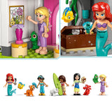 LEGO | Disney Castillo de Las Princesas y Mascotas Reales - Juguete Modular Detallado - Mini Muñecas de Rapulzel, Ariel, Vaiana, Jasmine y Mulán y Animales - Regalo para Niñas de 6+ Años 43267