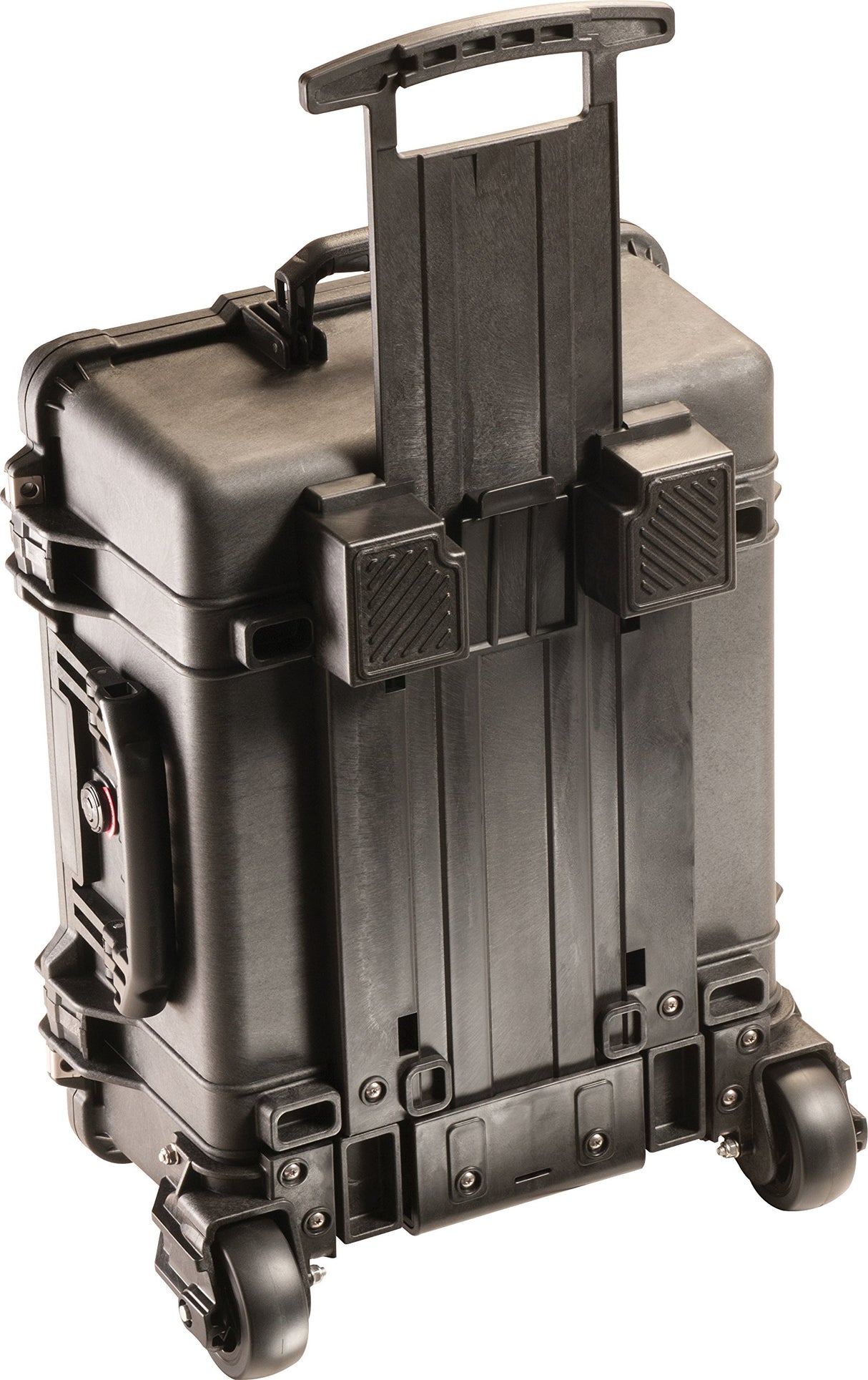 Peli 1560M Maleta Robusta con Ruedas Todo Terreno y asa Telescópica, IP57 estanca e Impermeable al Polvo, 44L de Capacidad, Fabricada en EE.UU., sin Espuma, Color Negro